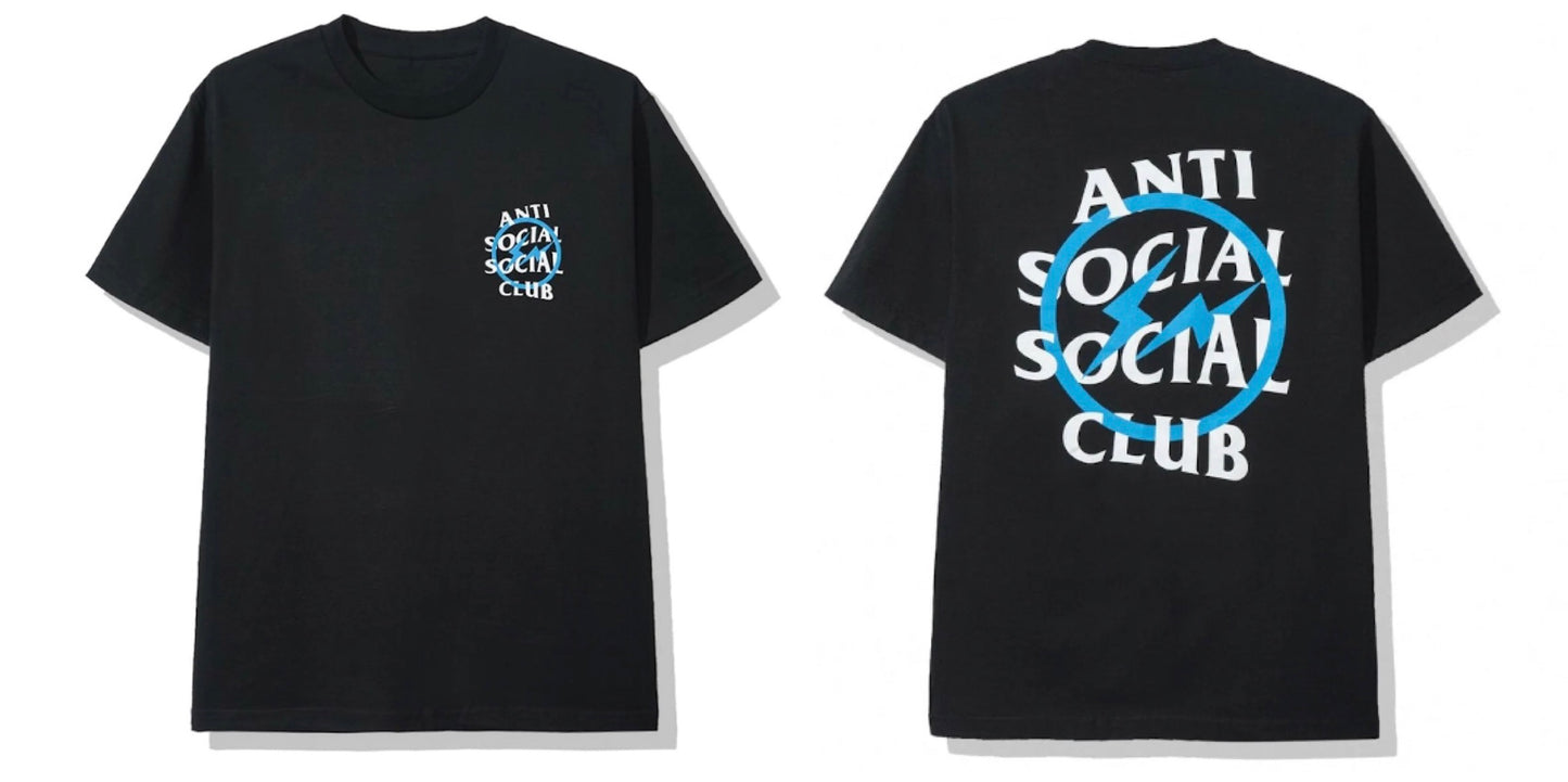 Anti Social Social Club x Fragment Blue Bolt Tee (FW19)