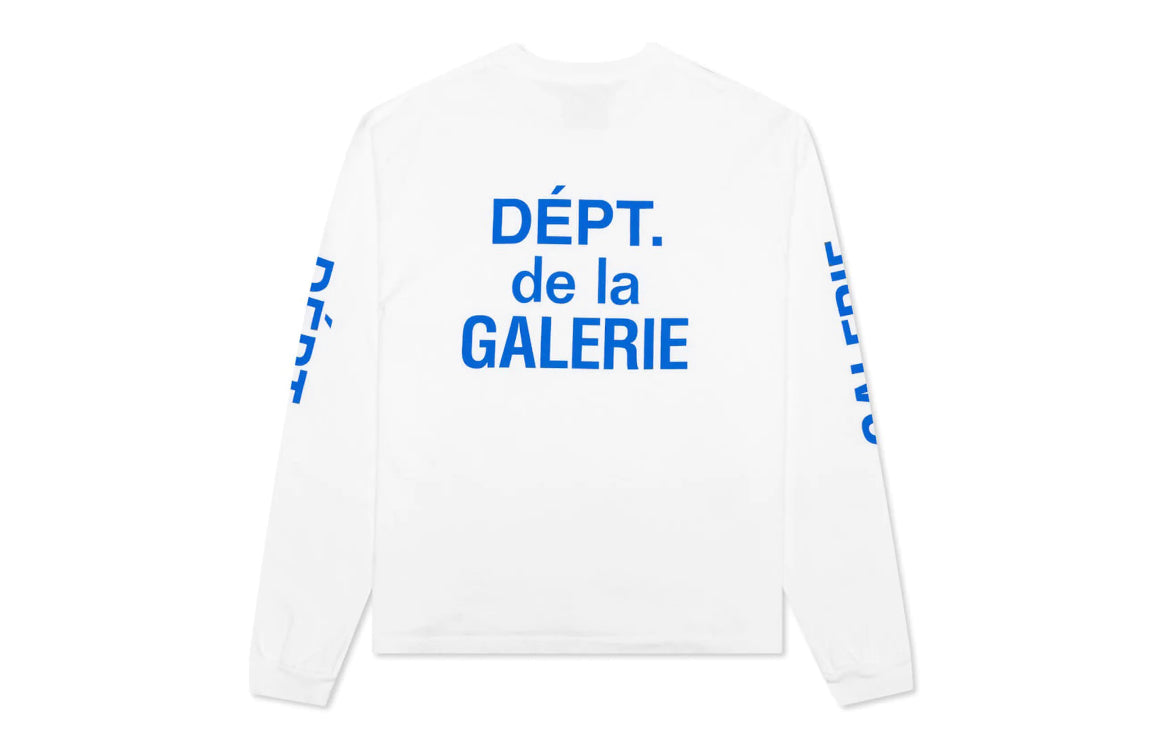 Gallery Dept. French Collector L/S Tee White Blue