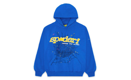 Sp5der TC Hoodie Blue