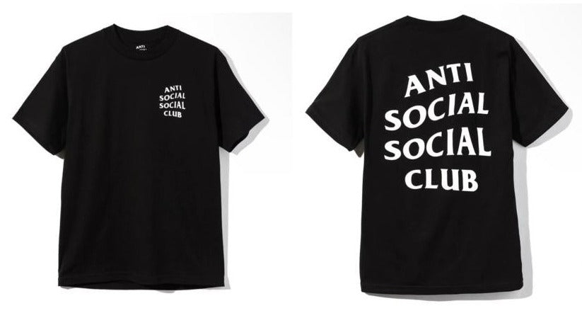 Anti Social Club Logo 2 Tee Black