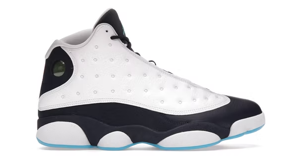 Jordan 13 Retro Obsidian Powder Blue White