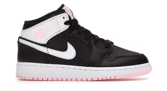 Jordan 1 Mid Arctic Pink Black (GS)