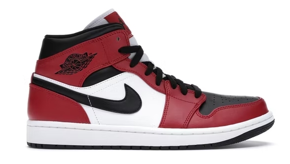 Jordan 1 Mid Chicago Toe