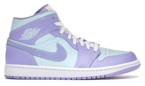 Jordan 1 Mid Purple Aqua