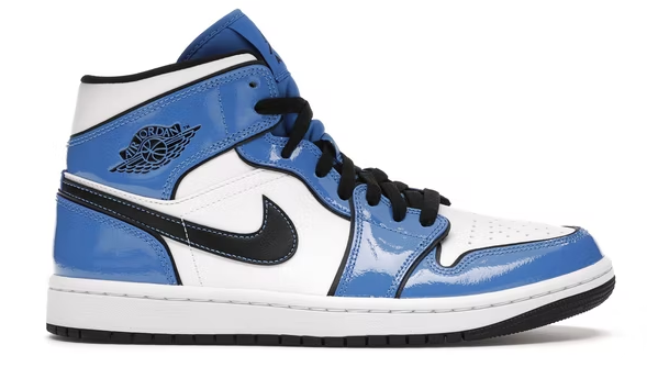 Jordan 1 Mid Signal Blue