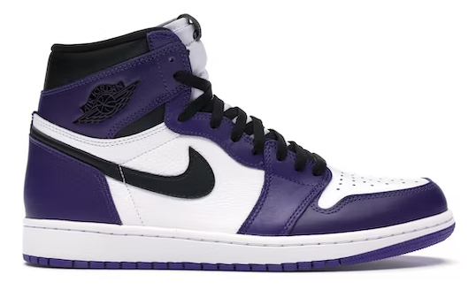 Jordan 1 Retro High Court Purple White