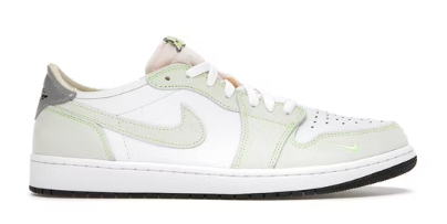 Jordan 1 Retro Low White Ghost Green Black