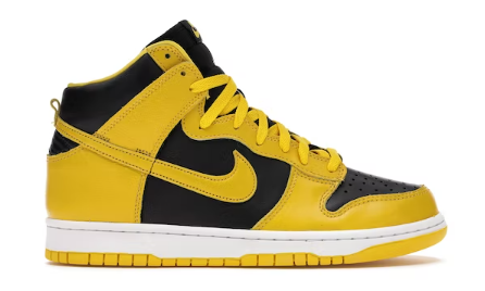 Nike Dunk High Black Varsity Maize