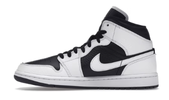 Jordan 1 Mid Split Black White (W)