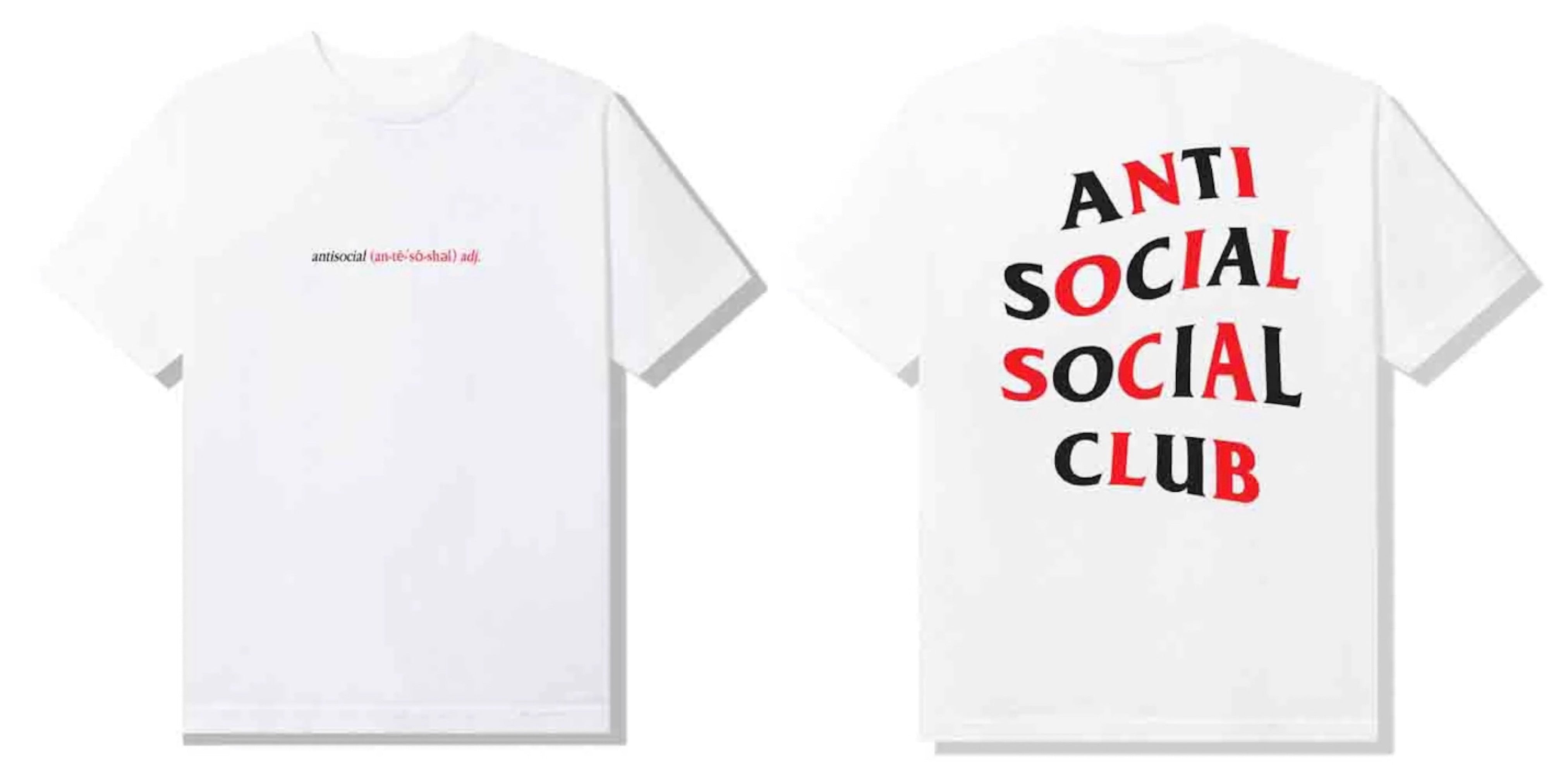 Anti Social Social Club Enrolled Tee Size offers XL