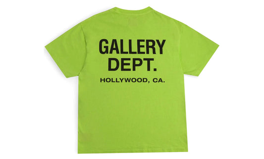 Gallery Dept Souvenir T-shirt Lime Green