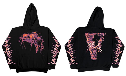 Vlone x Never Broke Again Eyes Hoodie Black