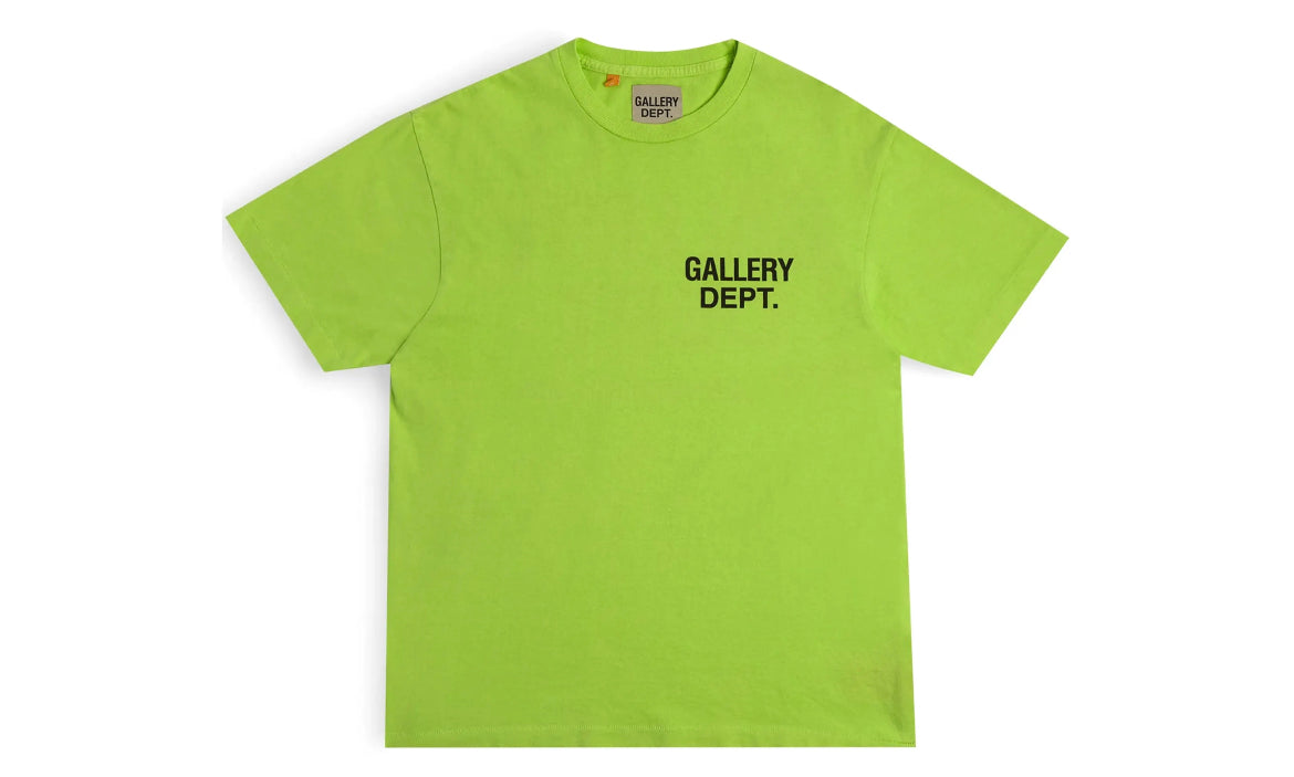 Gallery Dept Souvenir T-shirt Lime Green