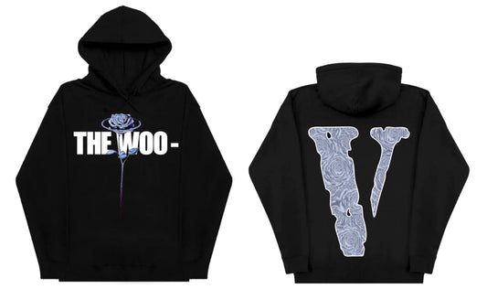 Vlone x Pop Smoke The Woo Hoodie Black