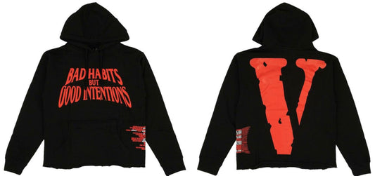 Nav x Vlone Bad Habits Hoodie Black