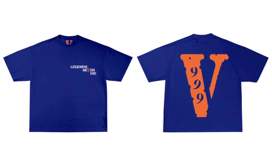 Vlone Juice Wrld x 999 Tee Blue