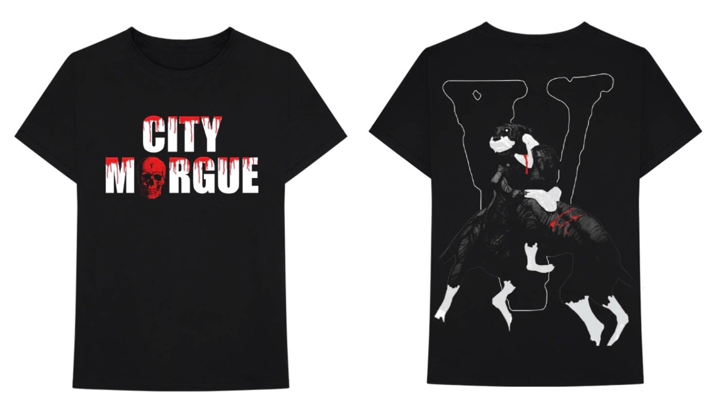 Vlone City Morgue x Dogs Tee Black