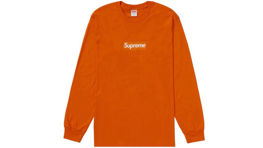 Supreme Box Logo L/S Tee Orange