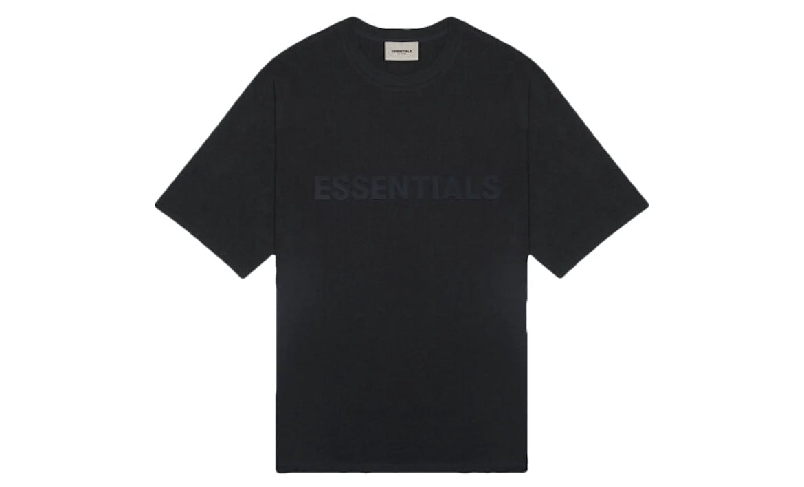 Fear of God Essentials Boxy T-Shirt Applique Logo Dark Slate/Stretch Limo/Black