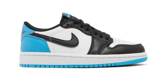 Jordan 1 Low Black Dark Powder Blue