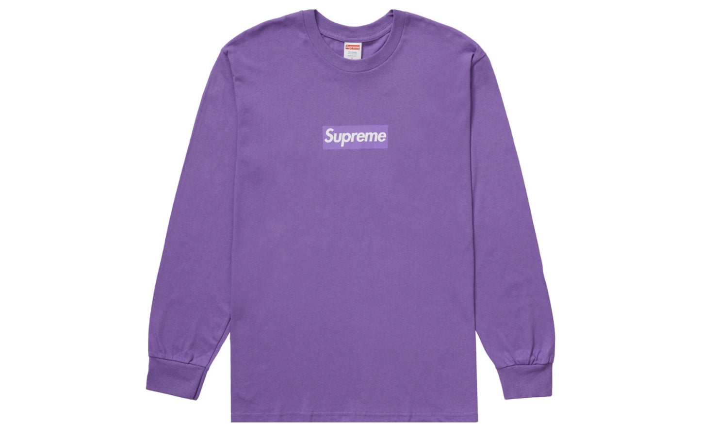 Supreme Box Logo L/S Tee Purple