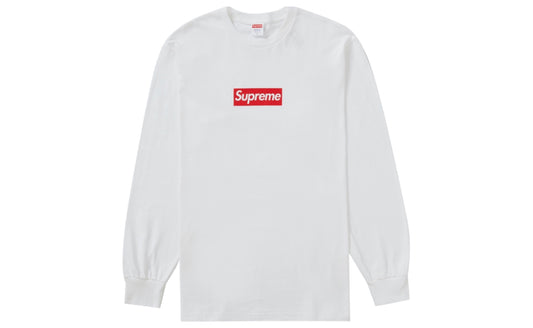 Supreme Box Logo L/S Tee White